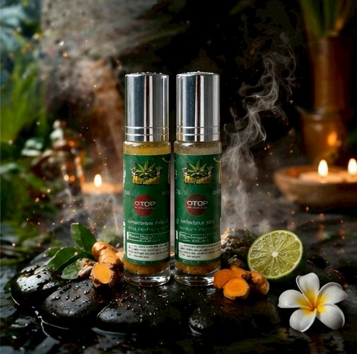 พิมเสนน้ำกัญชา (cannabis inhaler) สมุนไพรธรรมชาติช่วยสดชื่น พิมเสนน้ำกัญชา (cannabis inhaler) สมุนไพรธรรมชาติช่วยสดชื่น