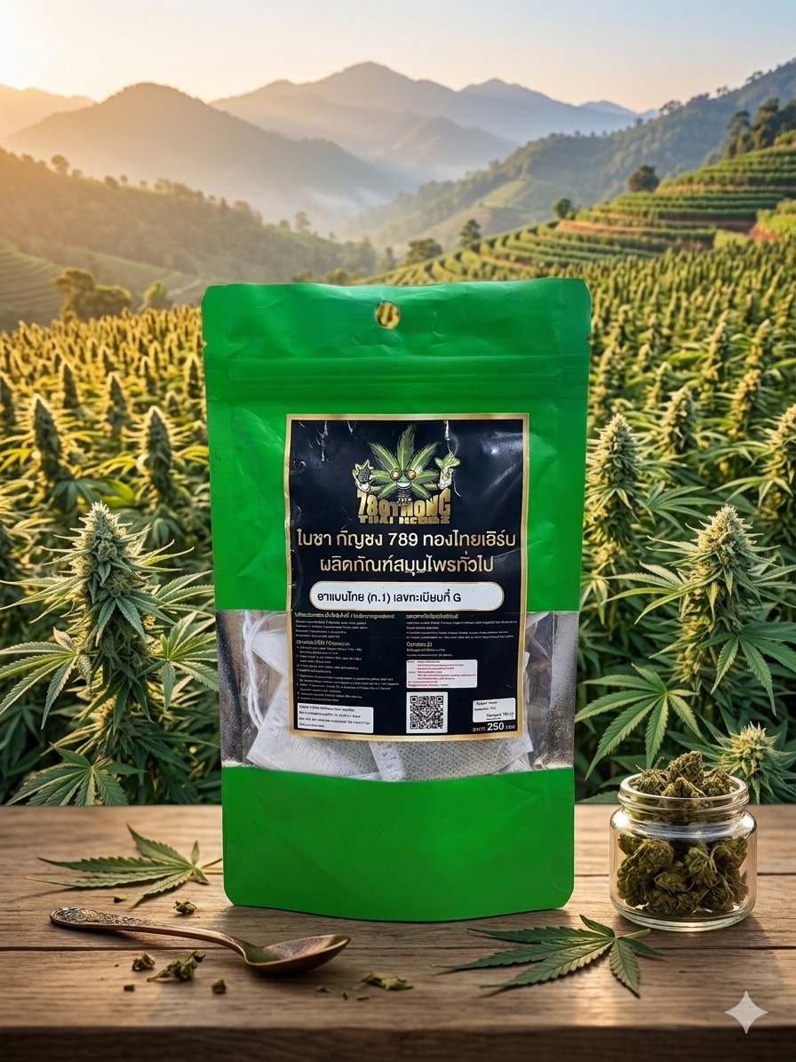 ใบกัญชาสมุนไพรอบแห้ง Dried Cannabis Leaves ธรรมชาติ ใบกัญชาสมุนไพรอบแห้ง Dried Cannabis Leaves ธรรมชาติ