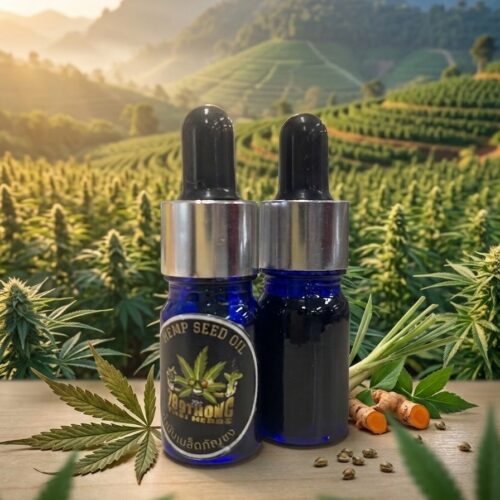 น้ำมันเมล็ดกัญชง สกัดเย็น บำรุงผิวและสุขภาพ | Hemp Seed Oil